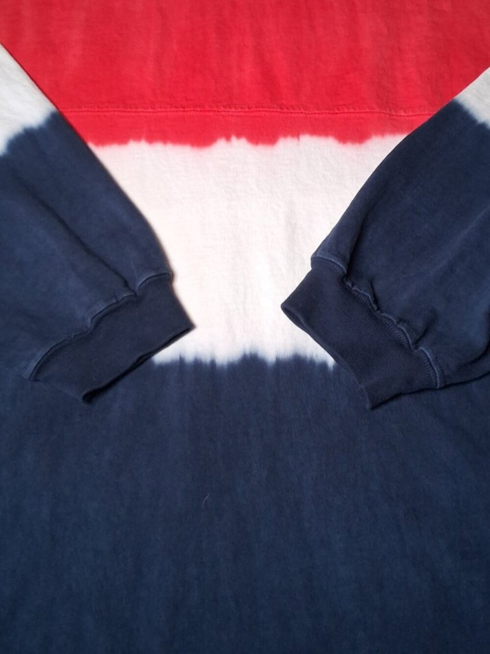 Spirit Jersey Shirt XL Red White Blue Tie Dye Stripe USA America Patriotic - Picture 10 of 16
